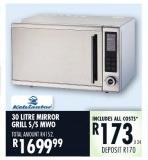 Kelvinator 30L Mirror Grill S/S MWO