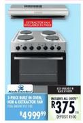 Kelvinator 3-Piece In Oven, Hob & Extractor Fan