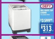 Defy 8Kg White Top Loader
