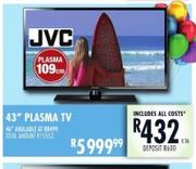 JVC 43" Plasma TV