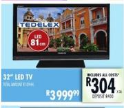 Tedelex 32" LED TV