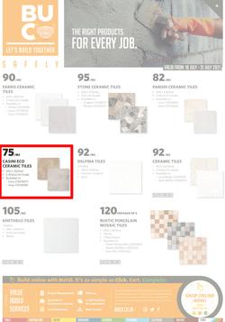 BUCO (16 July - 31 July 2021) | Valid in Bloemfontein, Kathu, Kimberley, Klerksdorp, Welkom, page 1