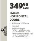 Swartland 7 Panel Embos Horizontal Doors