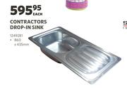 Contractors Drop-In Sink-Each