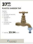 Cachet Plastic Garden Tap (1169146)-Each