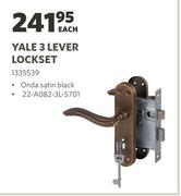 Yale 3 Lever Lockset 1335539-Each