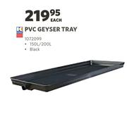 Kwikot PVC Geyser Tray (Black)-150L/200L Each