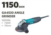 Makita GA4530 Angle Grinder-Each