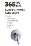 Triumph Amber Shower/Bath Mixer-Each