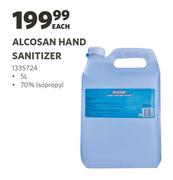 Alcosan Hand Sanitizer-5L Each