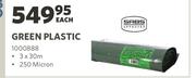 Green Plastic-3m x 30m Each