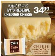 Wyke Farms Ivy's Reserve Cheddar Cheese-200g Each
