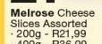 Melrose Cheese Slices Assorted-200g