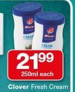 Clover Fresh Cream-250ml Each