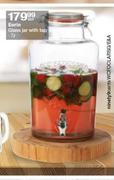 Eerin Glass Jar With Tap-7L