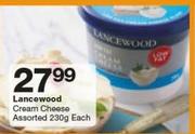 Lancewood Cream Cheese Assorted-230g
