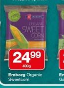 Emborg Organic Sweetcorn-400g