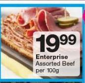 Enterprise Assorted Beef-100g