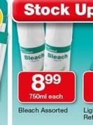 Housebrand Bleach-750ml Each