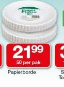 Housebrand Papierborde-50 Per Pak