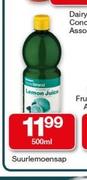 Housebrand Suurlemoensap-500ml 