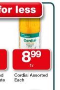 Housebrand Cordial Assorted-1L