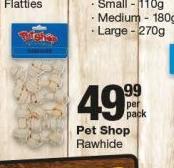 Pet Shop Rawhide-Per Pack