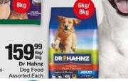 Dr Hahnz Dog Food-6Kg/ 8Kg Each