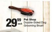 Pet Shop Double-Sided Dog Grooming Brush