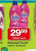 Personal Touch Fabric Softner-750ml 