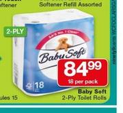 Special Baby Soft 2-Ply Toilet Rolls-18 Per Pack — www.guzzle.co.za