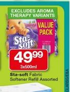 Sta-Soft Fabric Softner Refill-3 x 500ml