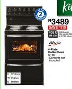 Univa 4 Plate Cable Stove U116