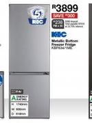 KIC 314Ltr Metallic Bottom Freezer Fridge KBF634/1ME