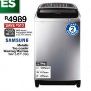 Samsung 13Kg Metallic Top Loader Washing Machine WA13J5710SG
