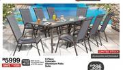 9 Piece Colorado Aluminium Patio Suite