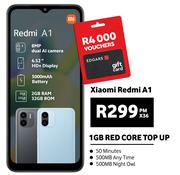 Xiaomi Redmi A1-On 1GB Red Core Top Up