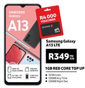 Samsung Galaxy A13 LTE-On 1GB Red Core Top Up