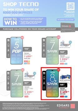 Edgars Mobile : Shop Tecno (15 March - 16 April 2023), page 1