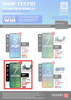 Edgars Mobile : Shop Tecno (15 March - 16 April 2023), page 1