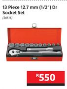 Mastercraft 13 Piece 12.7mm(1/2") Dr Socket Set