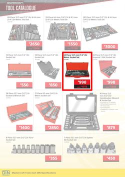 Builders : Mastercraft Tool Catalogue (1 Oct - 2 Dec 2019), page 4