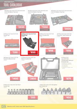 Builders : Mastercraft Tool Catalogue (1 Oct - 2 Dec 2019), page 4