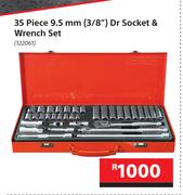 Mastercraft 35 Piece 9.5mm (3/8") Dr Socket & Wrench Set