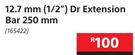 Mastercarft 12.7mm (1/2") Dr Extension Bar 250mm