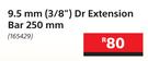 Mastercarft 9.5mm (3/8") Dr Extension Bar 250mm