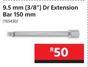 Mastercarft 9.5mm (3/8") Dr Extension Bar 150mm