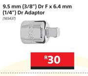 Mastercarft 9.5mm (3/8") Dr F x 6.4mm (1/4") Dr Adaptor