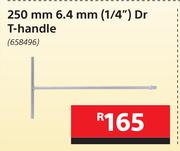 Mastercarft 250mm 6.4mm (1/4") Dr T-Handle