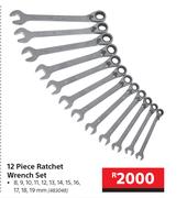 Mastercraft 12 Piece Ratchet Wrench Set (8, 9, 10, 11, 12, 13, 14, 15, 16, 17, 18 And 19mm)